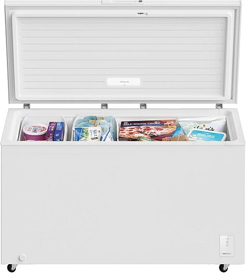 Frigidaire® 66" 19.8 Cu. Ft. White Garage Ready Chest Freezer-2