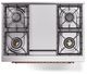 Ilve® Nostalgie II Series 36" Glossy Black Pro Style Dual Fuel Range-2