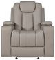 Signature Design by Ashley® Elevate Edges Coin Manual Glider Recliner -3