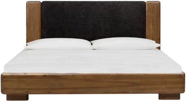 Modus Furniture Boka Black/Impala Full Upholstered Platform Bed-3