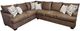 Luke Home Kinston 2-Piece Banderro Tobacco L-Shape Sectional-0