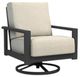 Homecrest™ Outdoor Living Customizable Elements Cushion Aluminum/Fabric Outdoor Swivel Rocker Chat Chair-0