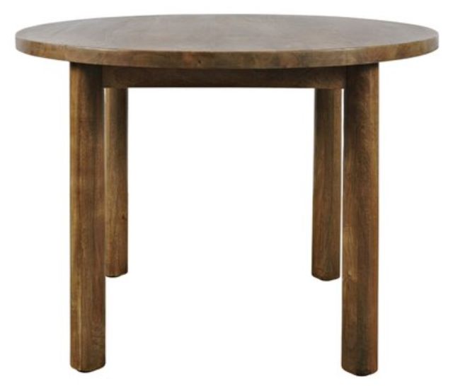 Jofran Inc. Bodhi Brown Round Solid Wood Dining Table-1