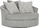 Signature Design by Ashley® Casselbury Cement Oversized Swivel Accent Chair-0