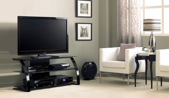 Bell'O® Home High Gloss Black TV Stand-1