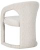 Classic Home Archie Birch Cream Dining Arm Chair-4