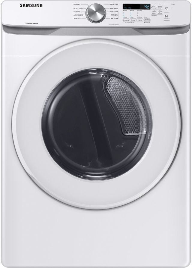 Samsung 7.5 Cu. Ft. White Front Load Electric Dryer-0