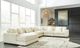 Signature Design by Ashley® Lindyn 6-Piece Ivory Left-Arm Facing Sectional and Chaise-1