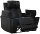Parker House® Phoenix Autumn Black Power Recliner with Power Headrest and Lumbar-1