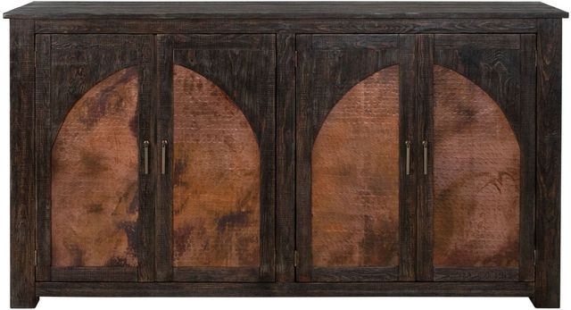 International Furniture Direct Blackburn Brown Console-2