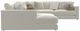 Jackson Furniture Ritzy 6-Piece Bone Left-Arm Facing Sectional and Chaise-4