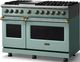 Viking® 5 Series 48" Splash Pro Style Dual Fuel (LP) Range with Brushed Brass Trim-3