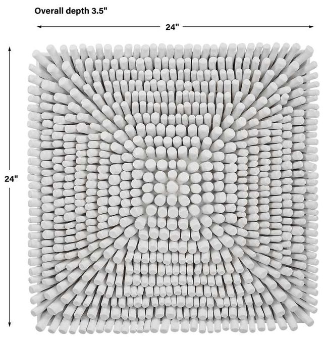 Uttermost® Portside White Wall Panel-1
