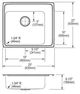 Elkay Lustertone® Classic Lustrous Satin Stainless Steel Single Bowl Drop-In Classroom ADA Sink-1