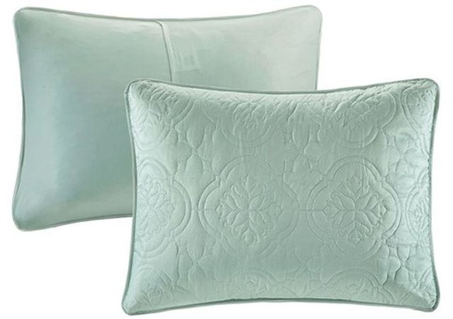 Olliix by 510 Design Oakley Seafoam Full/Queen 3 Piece Reversible Bedspread Set-2