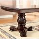 Furniture of America® Bellagio 9-Piece Brown Cherry Leather Dining Table Set-3