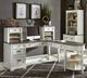 Liberty Furniture Allyson Park Charcoal/Wirebrushed White Optional L-Shaped Desk-1