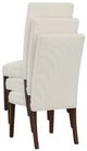 Fairfield® Customizable Entree Dining Straight Tall Back Armless Stack Chair with Tobacco Legs-4