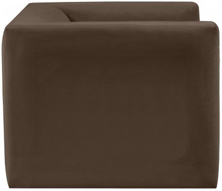 Meridian Furniture Henson Brown Velvet Sofa-2