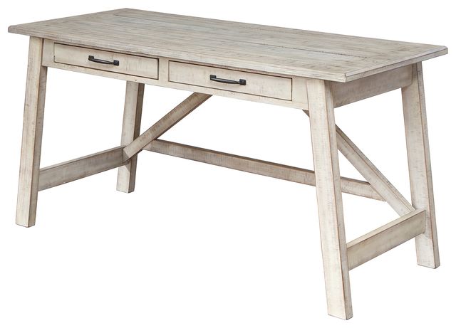 Signature Design by Ashley® Carynhurst 2-Piece Whitewash Office Desk Set-1
