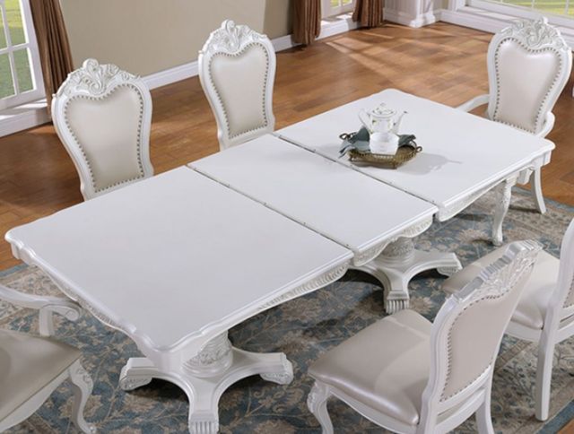 Furniture of America® Manzanita White Dining Table-1