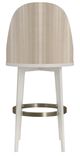 Caracole® Another Round Almond Milk/Ivory Bar Stool-4