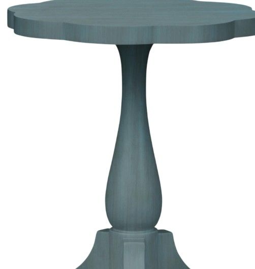 Legacy Classic Lake House Sea Glass Round End Table-1