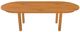 Mavin Customizable 42" x 84" Oval Dining Table-1