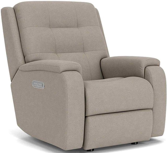 Flexsteel® Arlo Power Rocking Recliner with Power Headrest & Lumbar-0