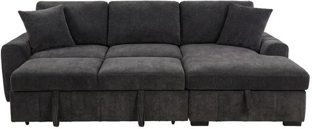 Coaster® Pastrana 2-Piece Gray Right-Arm Facing Sleeper Sectional Sofa-4