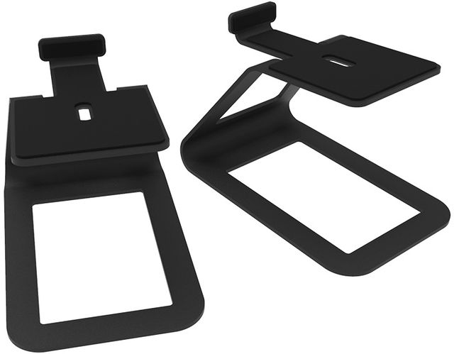 Kanto Black Desktop Speaker Stand Pair-0