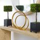 Uttermost® Jimena 2-Piece Gold Ring Sculptures Set-1