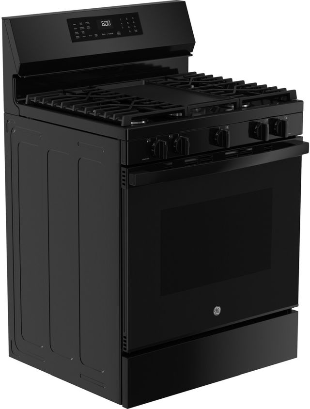 GE® 30'' Black Freestanding Gas Range-4
