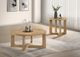 Coaster® Kessler 2-Piece Light Oak Coffee Table Set-1