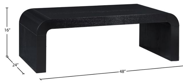 Meridian Furniture Toulon Black Coffee Table-4