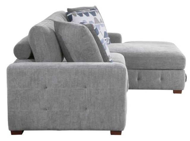 Homelegance® Raife 2-Piece Gray Sectional with Left Chaise-3