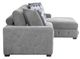 Homelegance® Raife 2-Piece Gray Sectional with Left Chaise-3