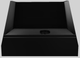 Vent-A-Hood® Designer Series 42" Black Wall Mounted Range Hood-4