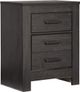 Signature Design by Ashley® Brinxton 5-Piece Charcoal Full Panel Bed Set-5