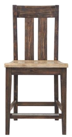 Intercon Transitions Driftwood/Sable 21" Dining Side Chair-2
