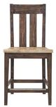Intercon Transitions Driftwood/Sable 21" Dining Side Chair-2