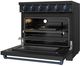 Thor Kitchen® Gordon Ramsay 36" Black/Blue Freestanding Pro Style Electric Range-4