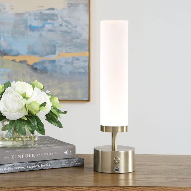 Uttermost® Auden Antique Brass Accent Lamp-3