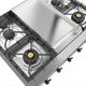 Ilve Nostalgie II 36” Stainless Steel Gas Rangetop with 6 Burners, Griddle and Burnished Trim-4