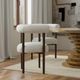Harp & Finial® Villa Cream/Walnut Dining Chair-1