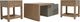 Liberty Furniture Corso 3-Piece Concrete/Natural Occasional Table Set-0