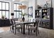 Magnussen Home® Plum Creek Elite Dove/Ravenwood Black Dining Side Chair Set with Upholstered Seat-5