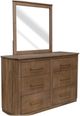 International Furniture Mezquite Brown 6-Drawer Dresser-1