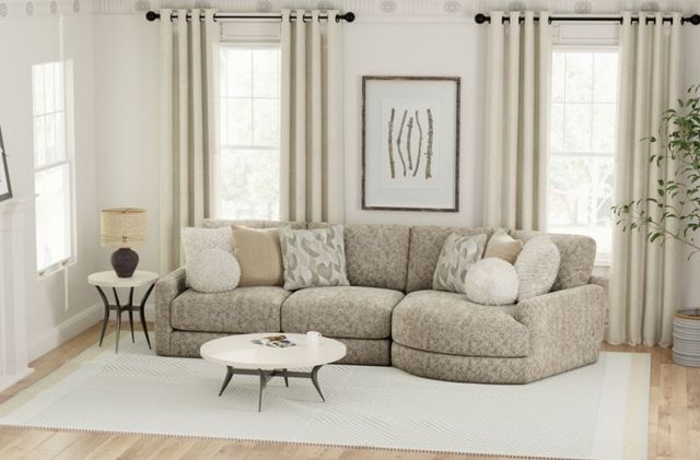 Jackson Furniture Turner 2-Piece Mushroom Small Spaced Sectional -1