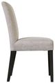 Porter International Designs Enna Espresso/Tan Dining Side Chair-2